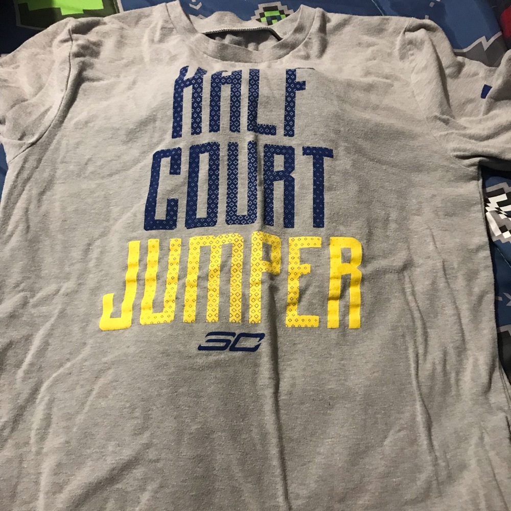 Boys under armour outfit shirt and shorts